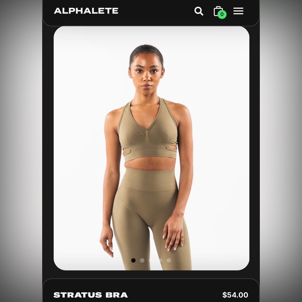 Alphalete stratus sports bra